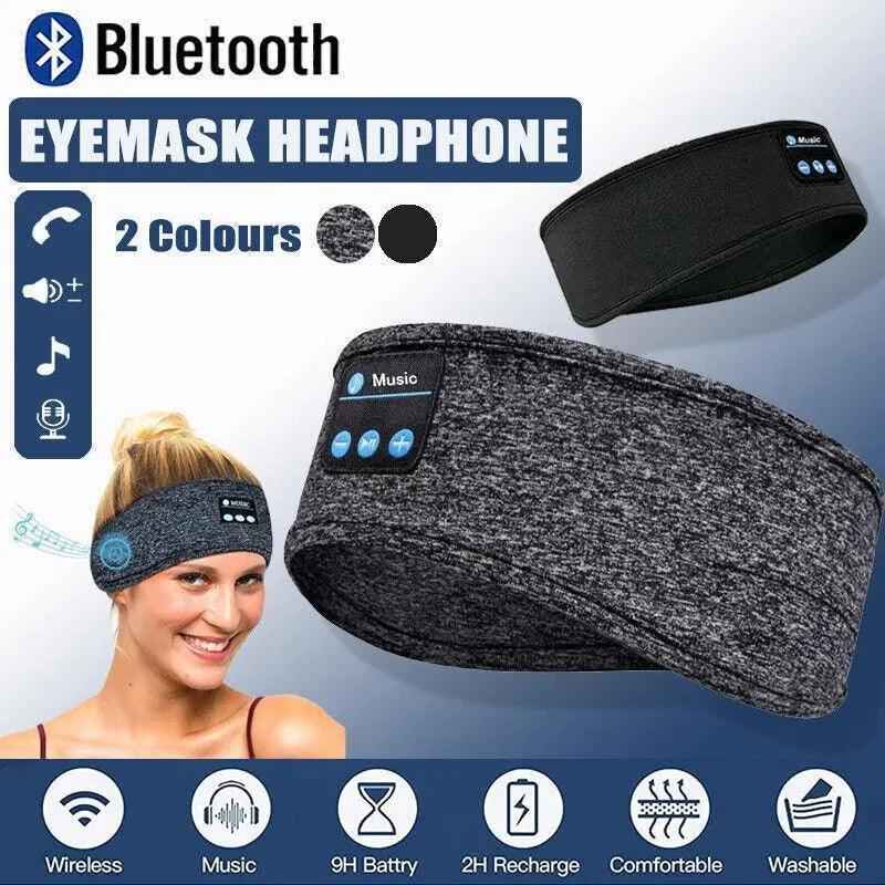 Wireless Bluetooth Eye Mask Headphones Sleep Headband for Relaxation and Meditation
