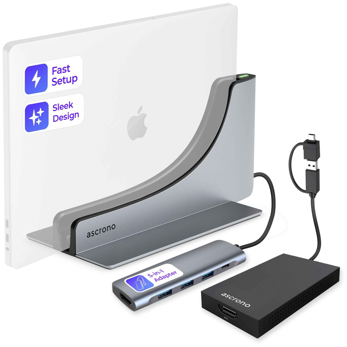 Ascrono® MacBook Docking Station