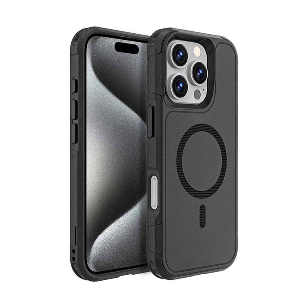 Funda Cartera Resistente para iPhone 16 Pro Max con Soporte - MagSafe, Tarjetero | Serie Raider
