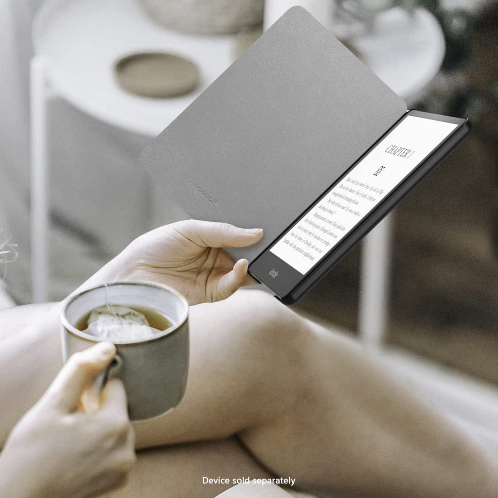 Funda Amazon Kindle (2024) - Tipo libro, Cuero vegano | Serie Indy