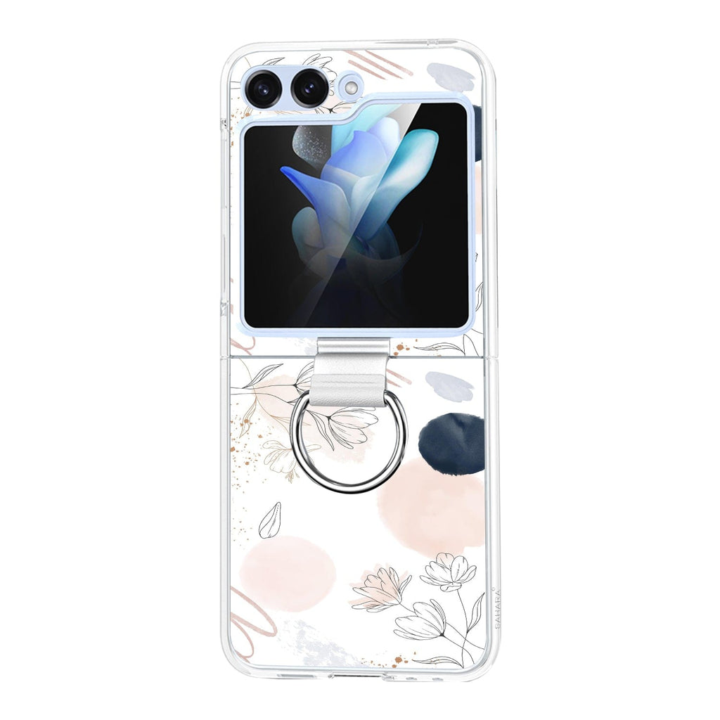 Inspire Series 花柄ハードシェルケース（リング付） - Samsung Galaxy Z Flip6