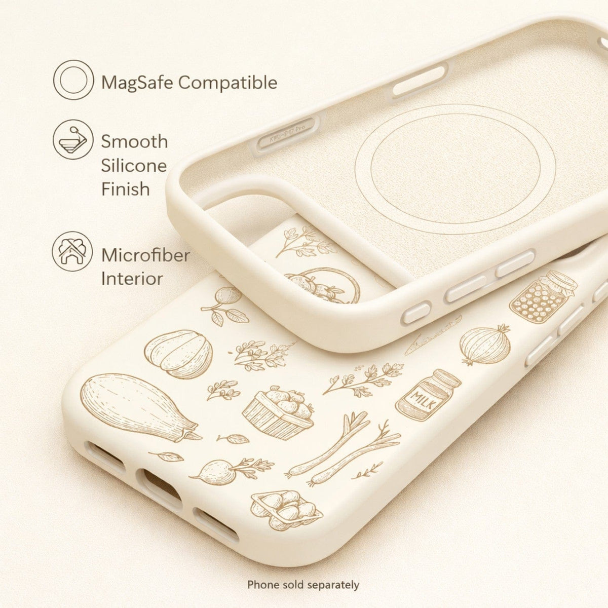 iPhone 17 Pro Silicone Case - MagSafe Compatible, Raised Edges | Inspire Series