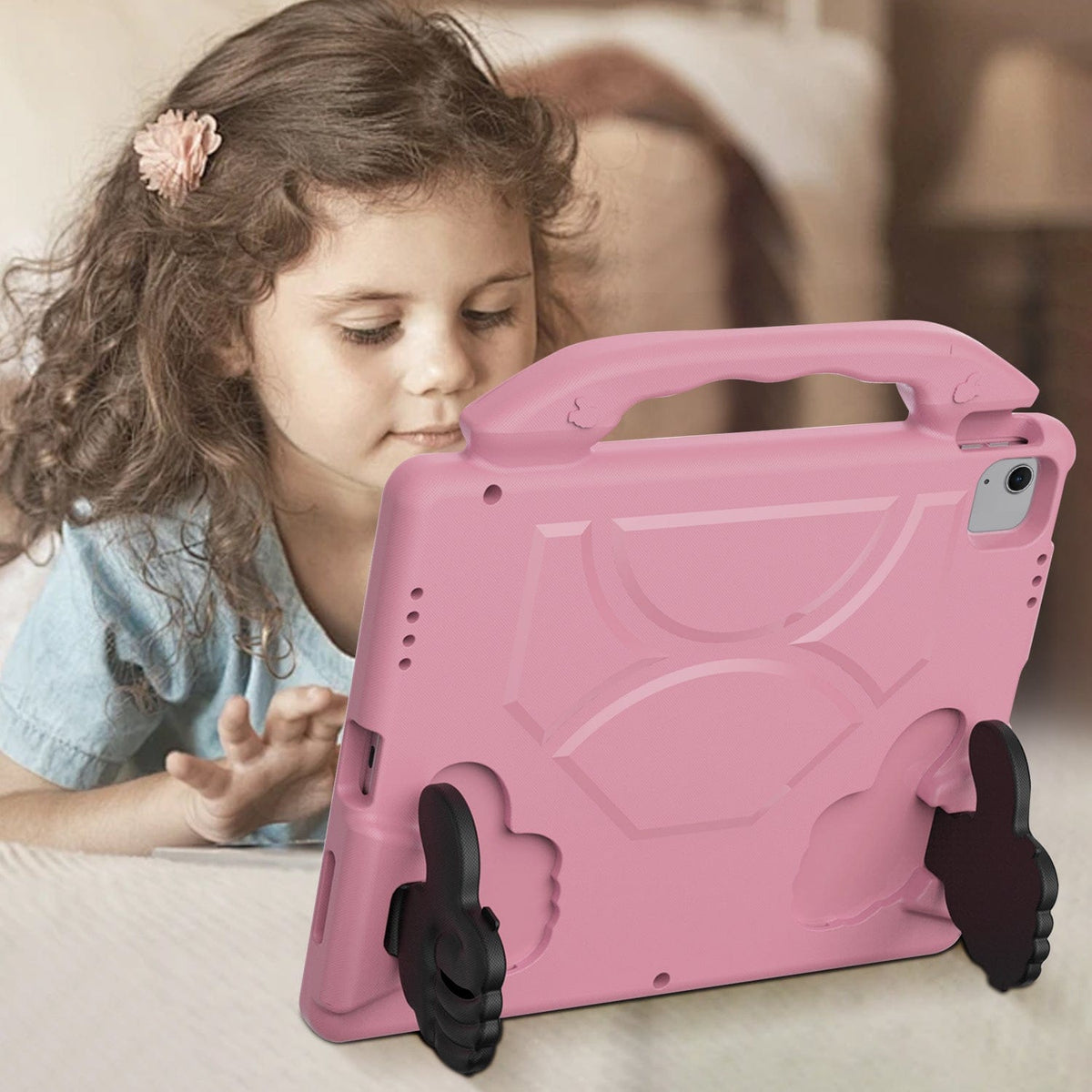 Funda para iPad Pro de 13 pulgadas (M4/M5) / iPad Air de 13 pulgadas (M2/M3/M4) / iPad Pro de 12,9 pulgadas (2018-2022) - Soporte abatible a prueba de niños | Serie Wander