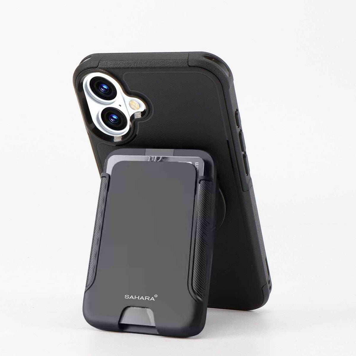 iPhone 16 Rugged Wallet Case with Kickstand - MagSafe, Card Holder | Raider Series