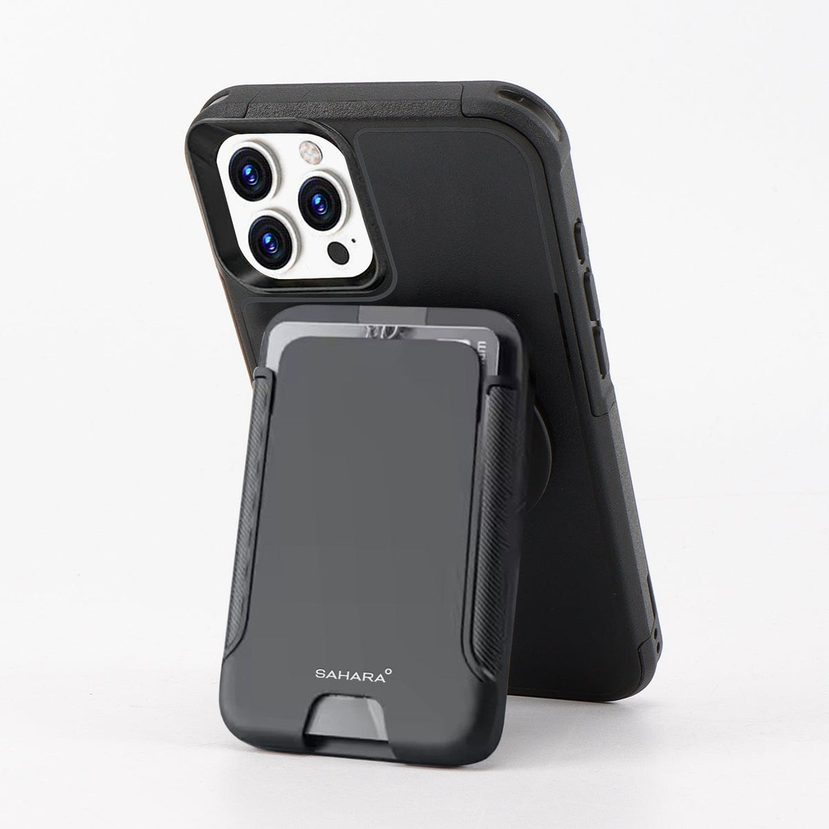 Funda Cartera Resistente para iPhone 16 Pro con Soporte - MagSafe, Tarjetero | Serie Raider