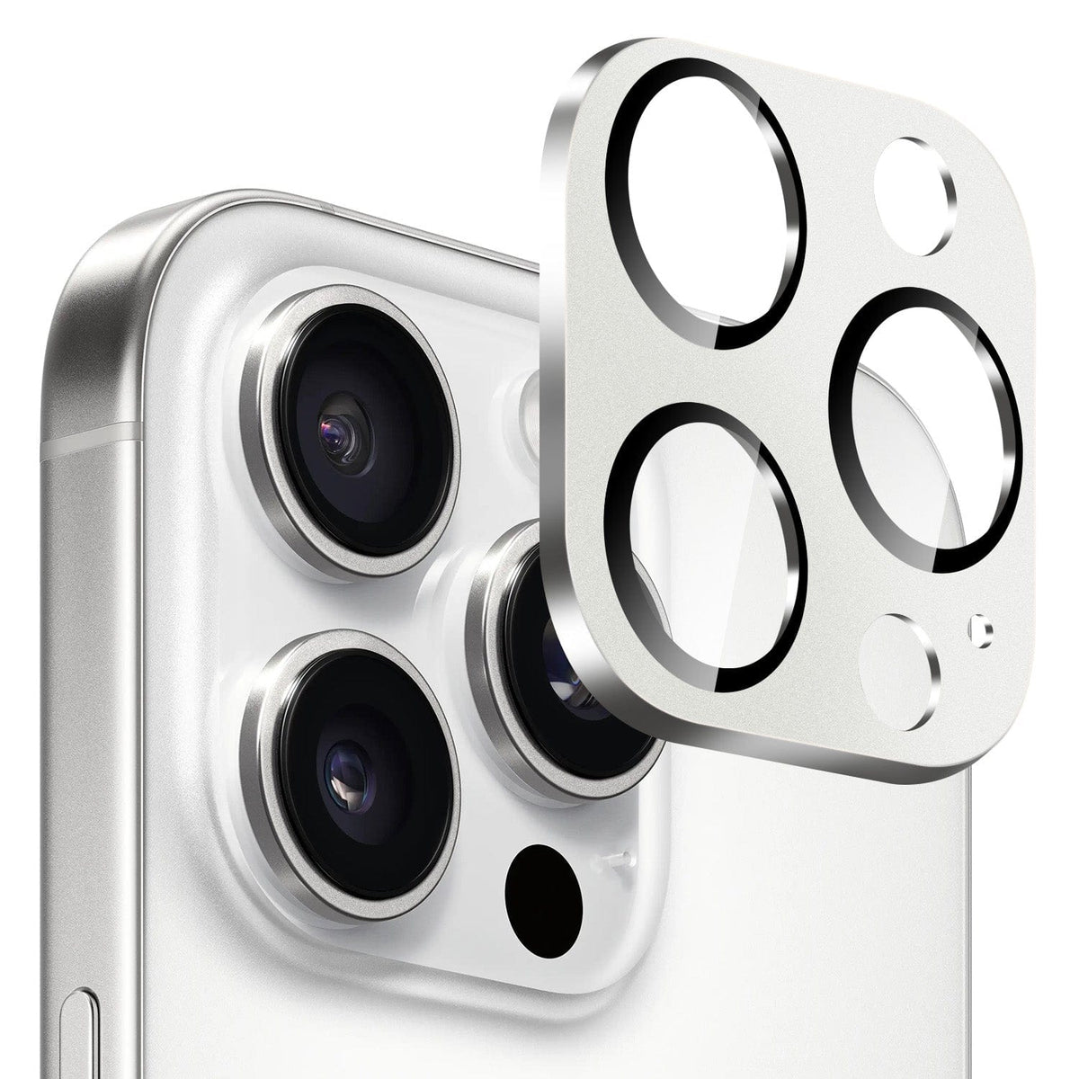 iPhone 16 Pro/Pro Max カメラレンズプロテクター - 超強力、柔軟ガラス、2枚入り | ZeroDamage