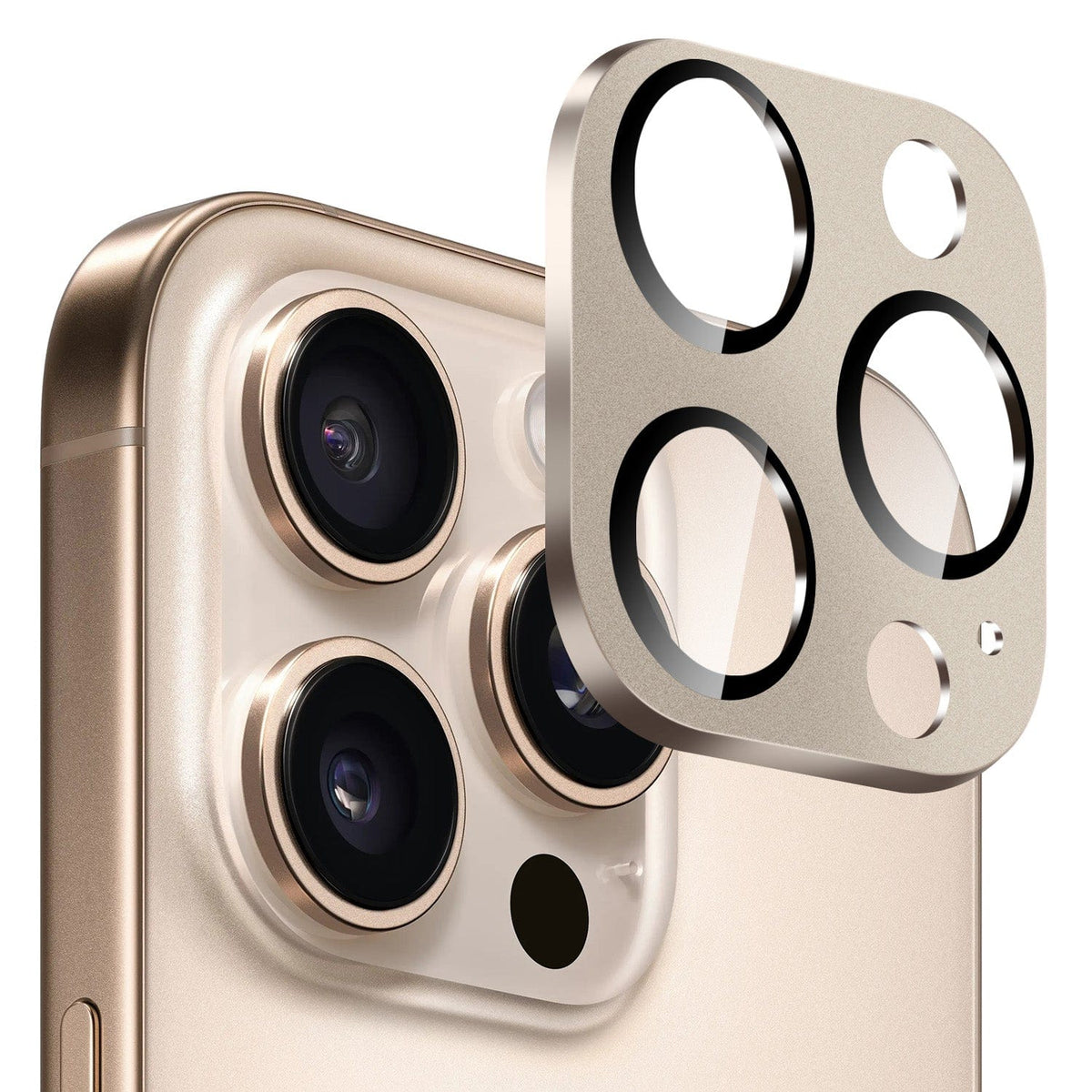iPhone 16 Pro/Pro Max カメラレンズプロテクター - 超強力、柔軟ガラス、2枚入り | ZeroDamage
