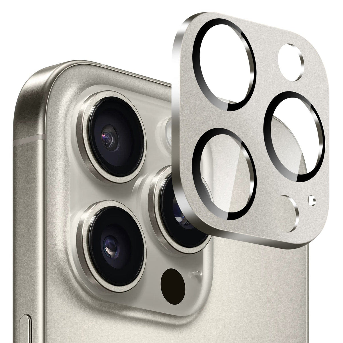 iPhone 16 Pro/Pro Max カメラレンズプロテクター - 超強力、柔軟ガラス、2枚入り | ZeroDamage