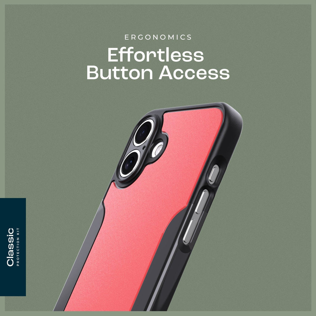 Kit de funda resistente y protector de pantalla para iPhone 16 - MagSafe | Serie Clásica