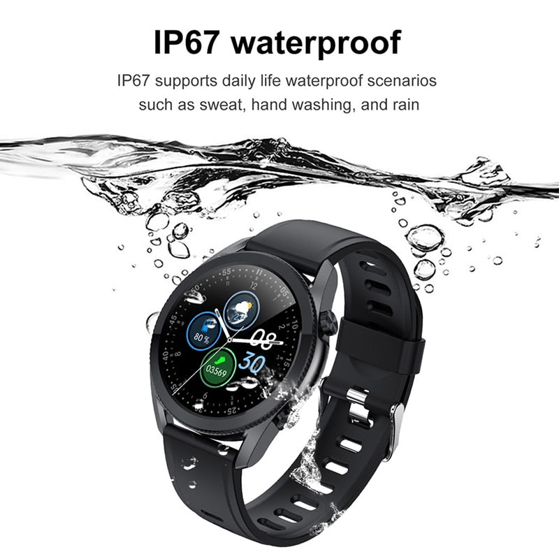 NEW Bluetooth Phone Smartwatch Women Men  Waterproof Sports Fitness Watch Health Tracker Weather Display For Android ios Samsung
