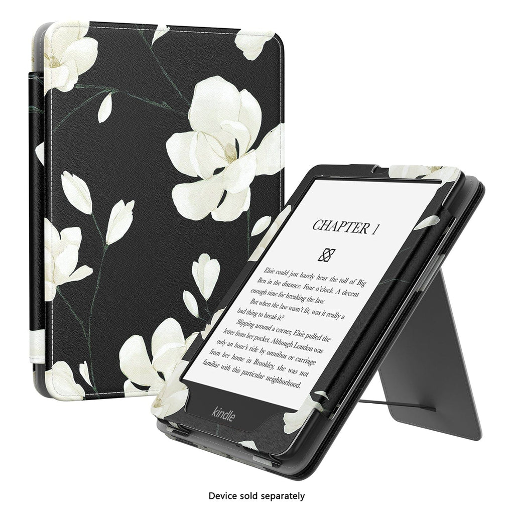 Amazon Kindle Paperwhite (2024) y funda Colorsoft - Folio, correa de mano y soporte | Serie Indy