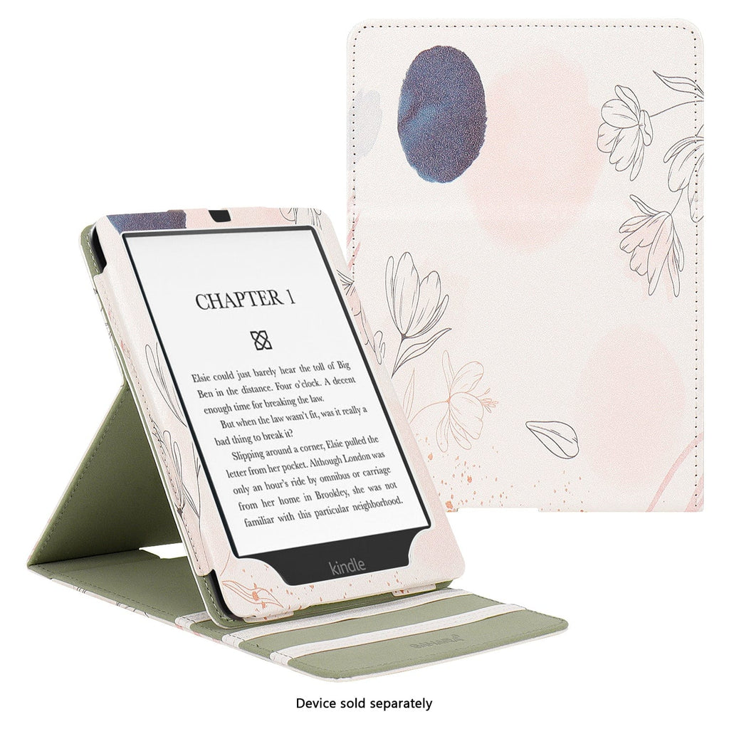 Amazon Kindle Paperwhite (2024) y funda Colorsoft - Folio vertical, soporte | Serie Indy
