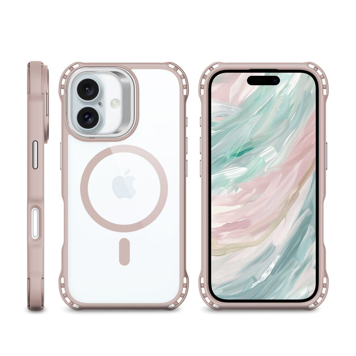 iPhone 16 Plus Clear Case - Kickstand, Anti-Slip Grip, MagSafe | Venture Series