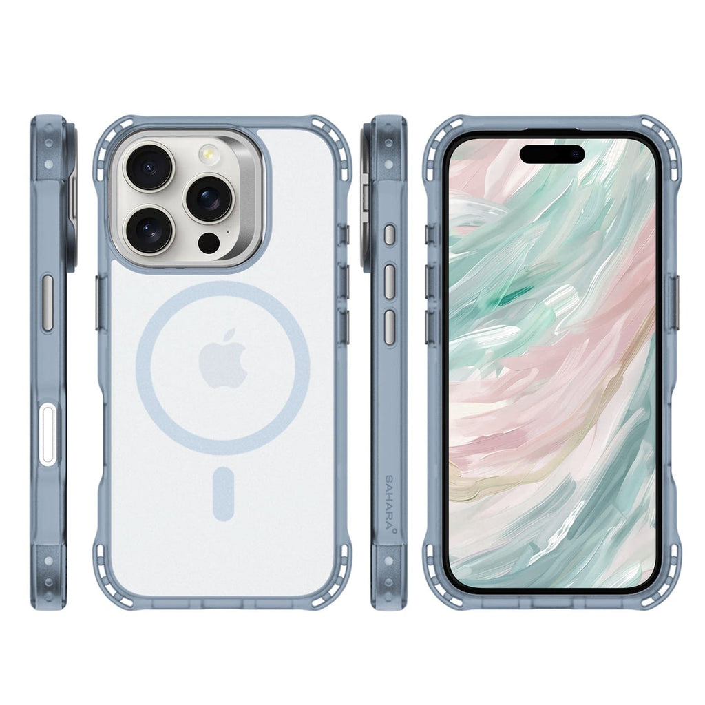Funda Transparente con Soporte para iPhone 16 Pro - Antideslizante, Resistente, MagSafe | Serie Venture