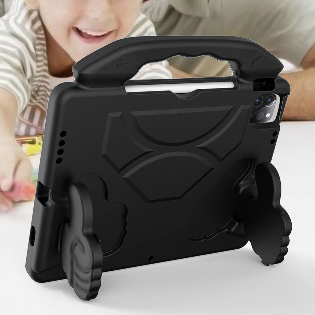 Funda a prueba de niños con soporte tipo pulgar Wander Series - Apple iPad Pro de 11 pulgadas (2018-2024) y iPad Air de 10.9 pulgadas (4ª generación, 5ª generación)