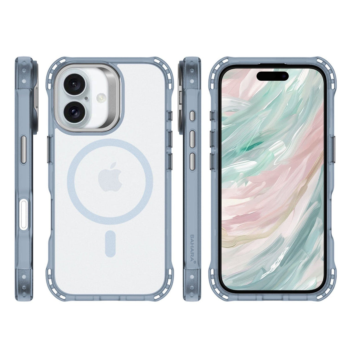 iPhone 16 Plus Clear Case - Kickstand, Anti-Slip Grip, MagSafe | Venture Series
