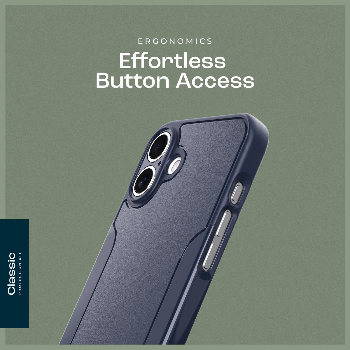 Funda resistente y kit de protector de pantalla para iPhone 16 Plus - MagSafe | Serie Clásica