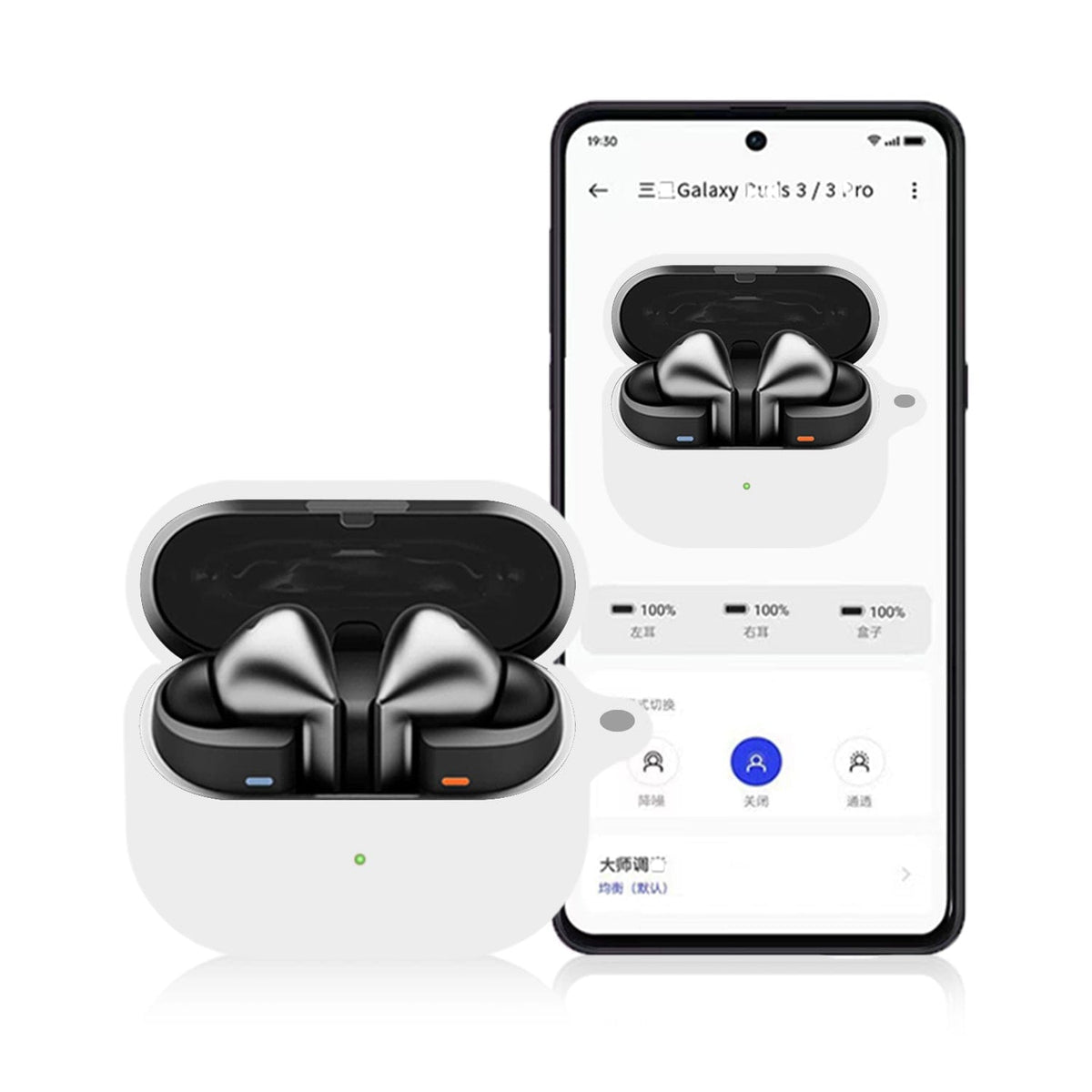 Venture Series シリコンケース - Samsung Galaxy Buds3、Buds3 Pro および Buds3 FE ヘッドホン対応