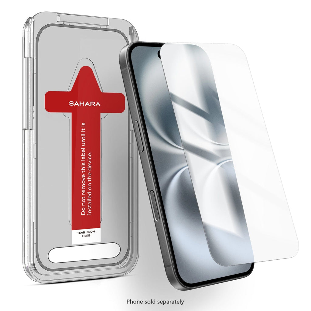iPhone 16 Screen Protector - Anti-Fingerprint 9H Tempered Glass | ZeroDamage