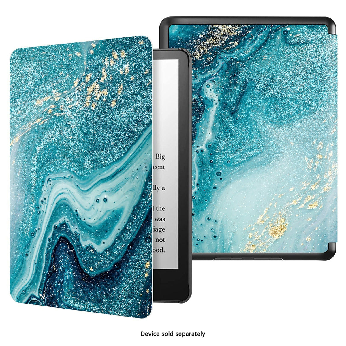 Funda Amazon Kindle (2024) - Tipo libro, Cuero vegano | Serie Indy