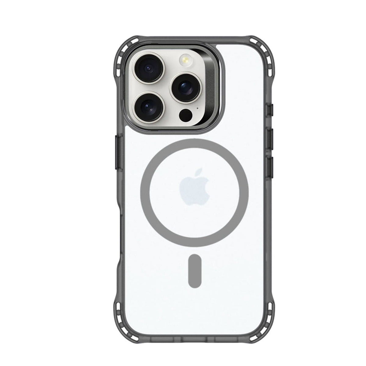 iPhone 16 Pro クリアキックスタンドケース - 滑り止め、頑丈、MagSafe対応 | ベンチャーシリーズ