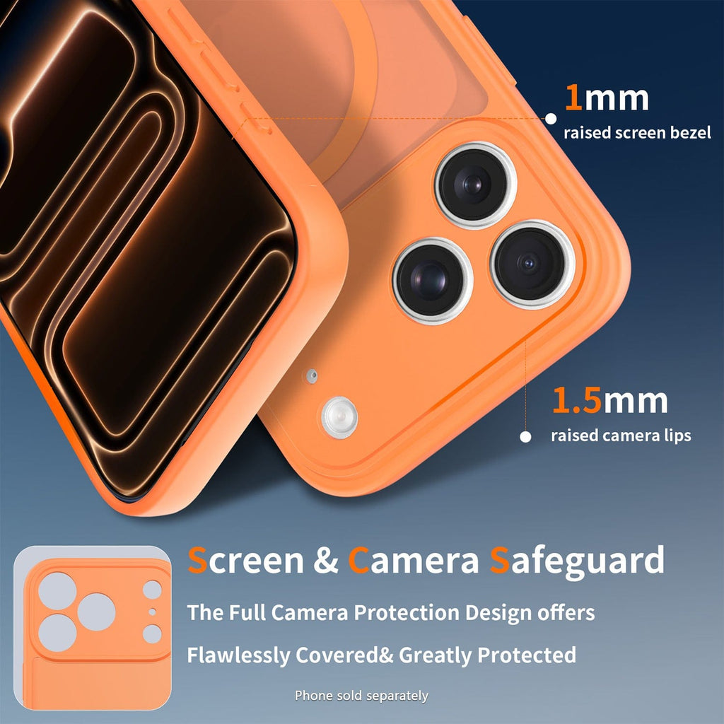 iPhone 17 Pro Max Slim Case - Transparent Matte, Anti-Slip Grip | Venture Series