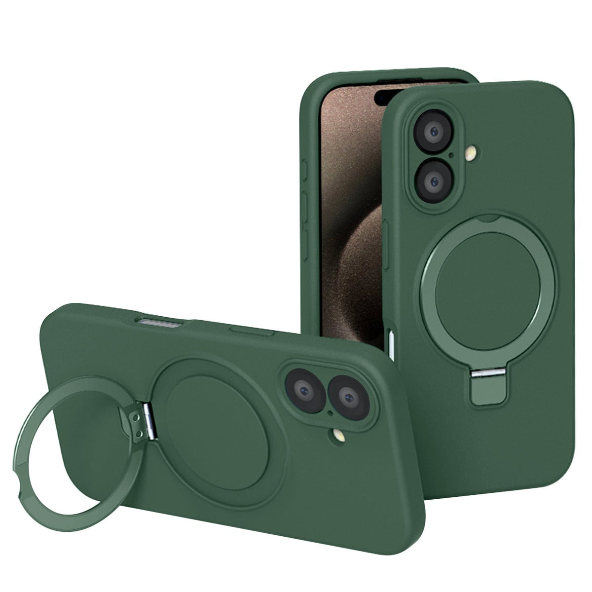 iPhone 16 Silicone Case - Slim Kickstand, MagSafe Compatible | Venture Series