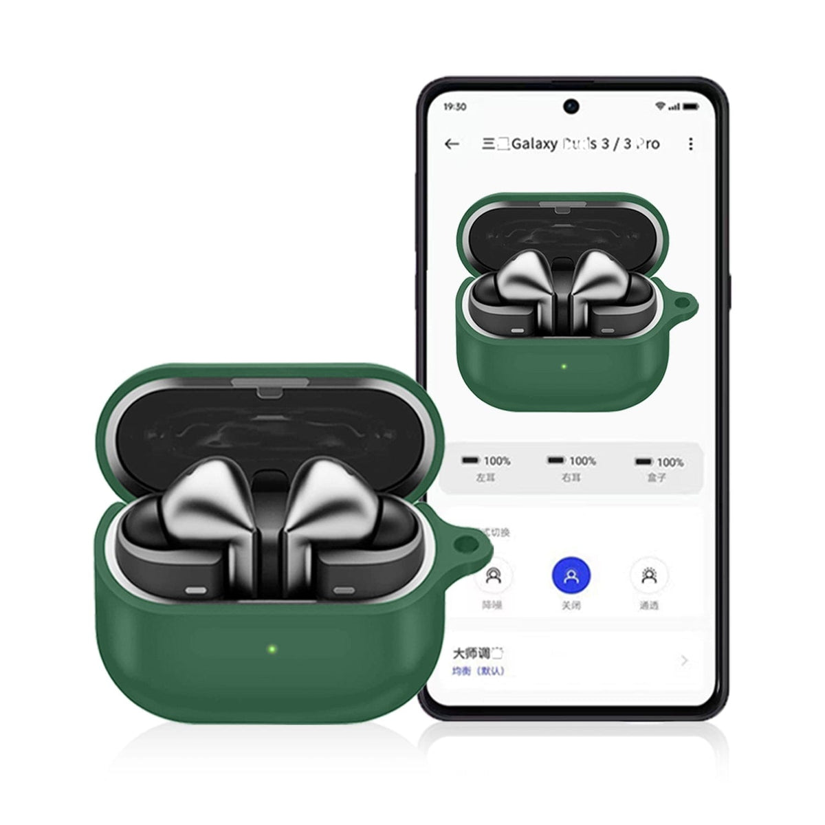 Venture Series シリコンケース - Samsung Galaxy Buds3、Buds3 Pro および Buds3 FE ヘッドホン対応