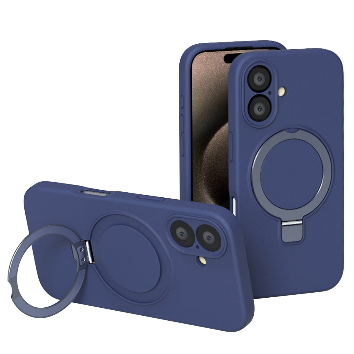 iPhone 16 Silicone Case - Slim Kickstand, MagSafe Compatible | Venture Series