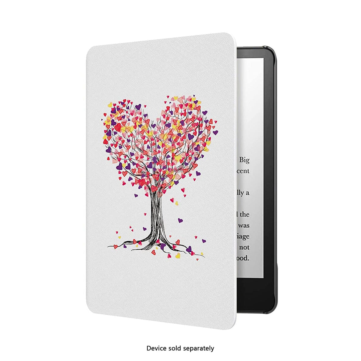 Funda Amazon Kindle (2024) - Tipo libro, Cuero vegano | Serie Indy