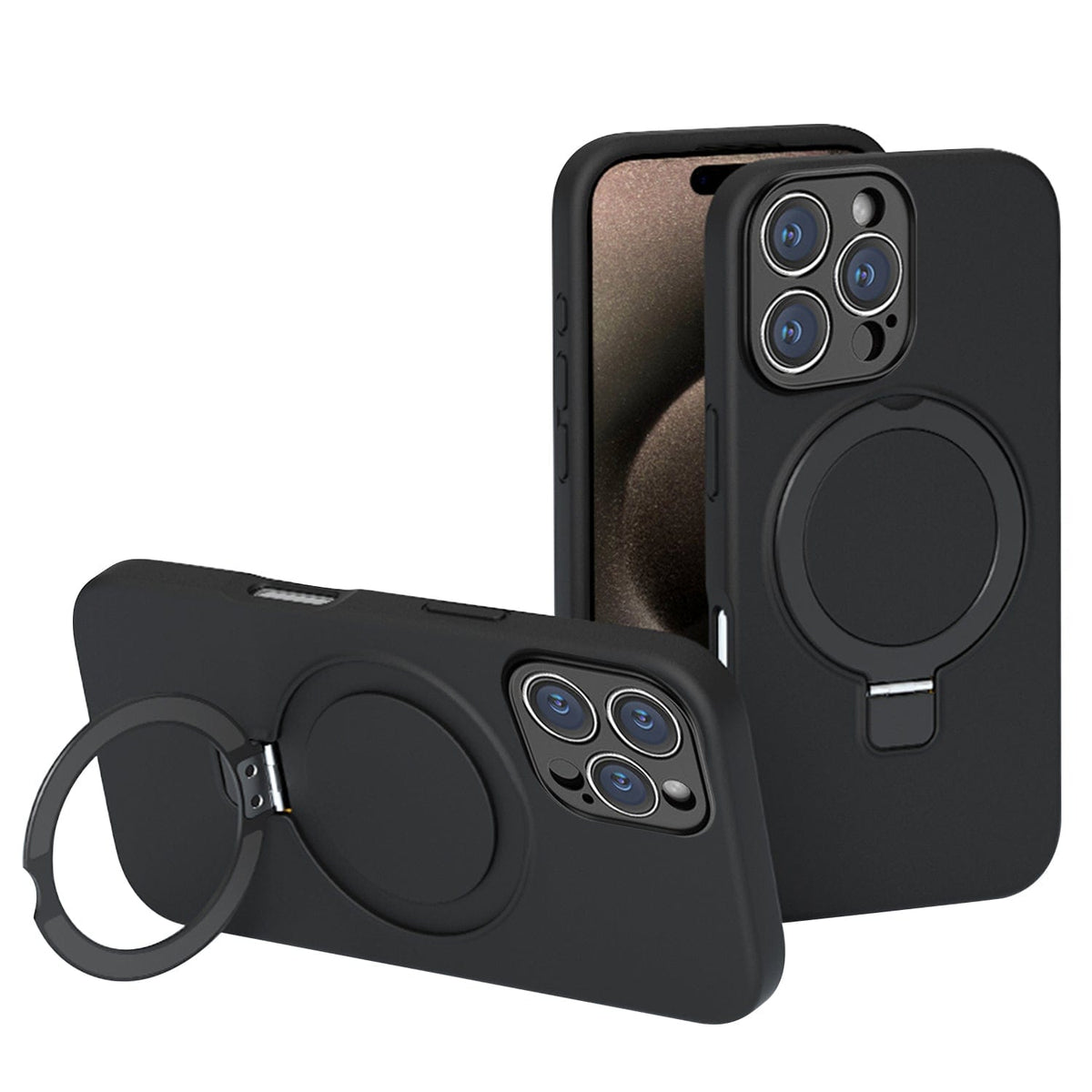 iPhone 16 Pro Silicone Case - Slim Kickstand, MagSafe Compatible | Venture Series