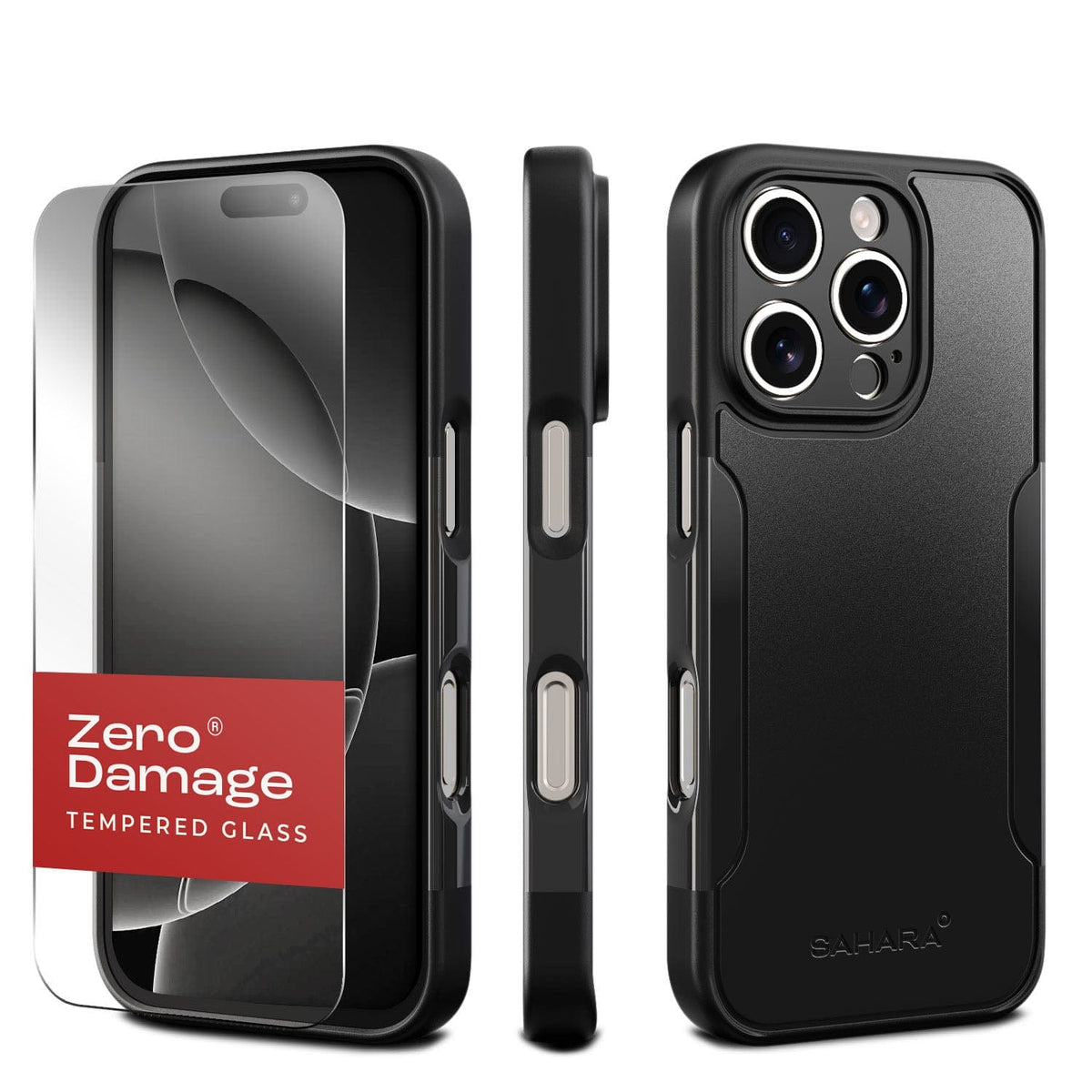 iPhone 16 Pro Funda Resistente y Kit Protector de Pantalla - MagSafe | Serie Clásica