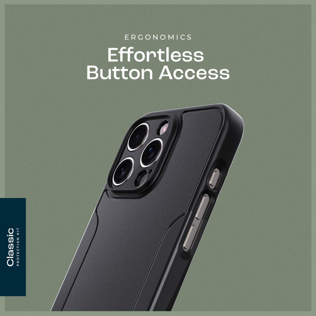 iPhone 16 Pro Funda Resistente y Kit Protector de Pantalla - MagSafe | Serie Clásica