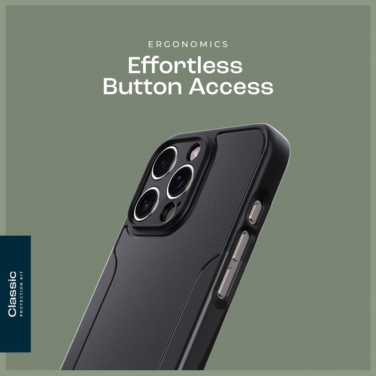 iPhone 16 Pro Funda Resistente y Kit Protector de Pantalla - MagSafe | Serie Clásica