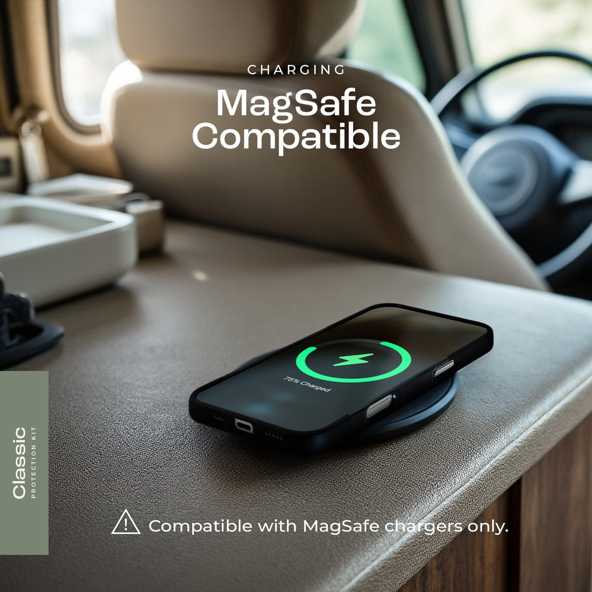 iPhone 16 Pro Funda Resistente y Kit Protector de Pantalla - MagSafe | Serie Clásica