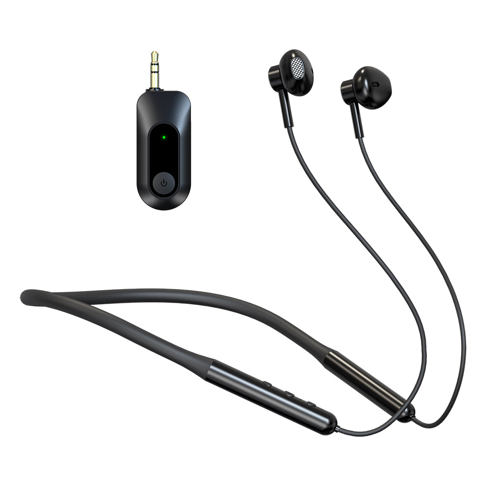 Auriculares inalámbricos para monitorización, Red Vibrato Live, transmisión en vivo con reducción de ruido, tarjeta de sonido para ancla dedicada, con auriculares Bluetooth con gancho para la oreja para mercancías.