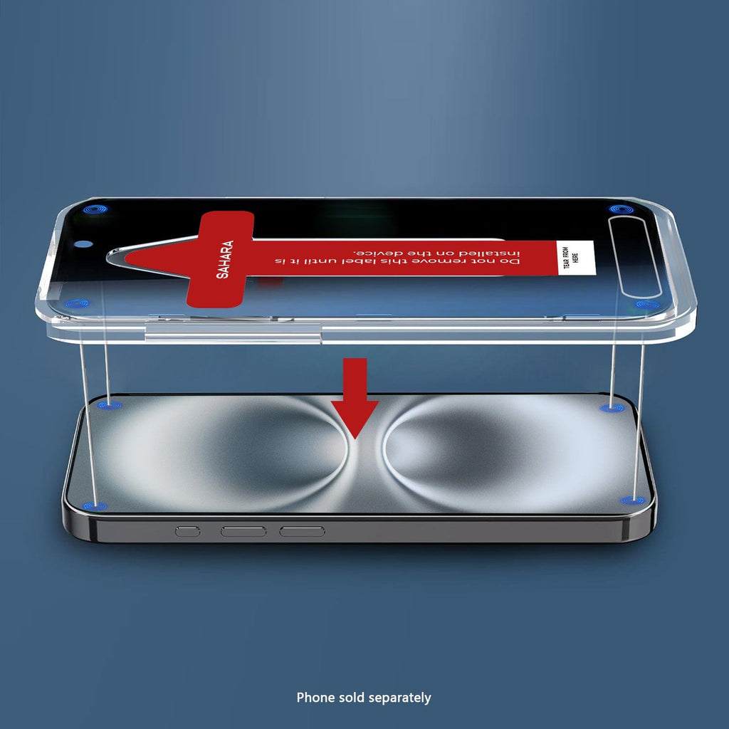 iPhone 16 Privacy Screen Protector - Anti-Spy 9H Glass, Install Kit | ZeroDamage