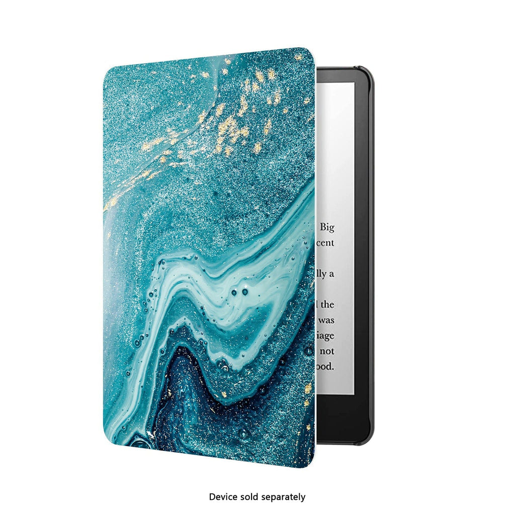 Funda Amazon Kindle (2024) - Tipo libro, Cuero vegano | Serie Indy