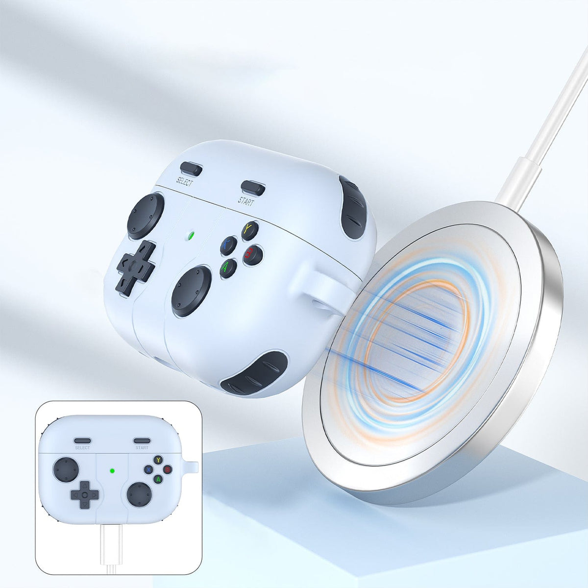 Funda para Apple AirPods Pro (2.ª generación) - Agarre de silicona con mosquetón | Serie Inspire