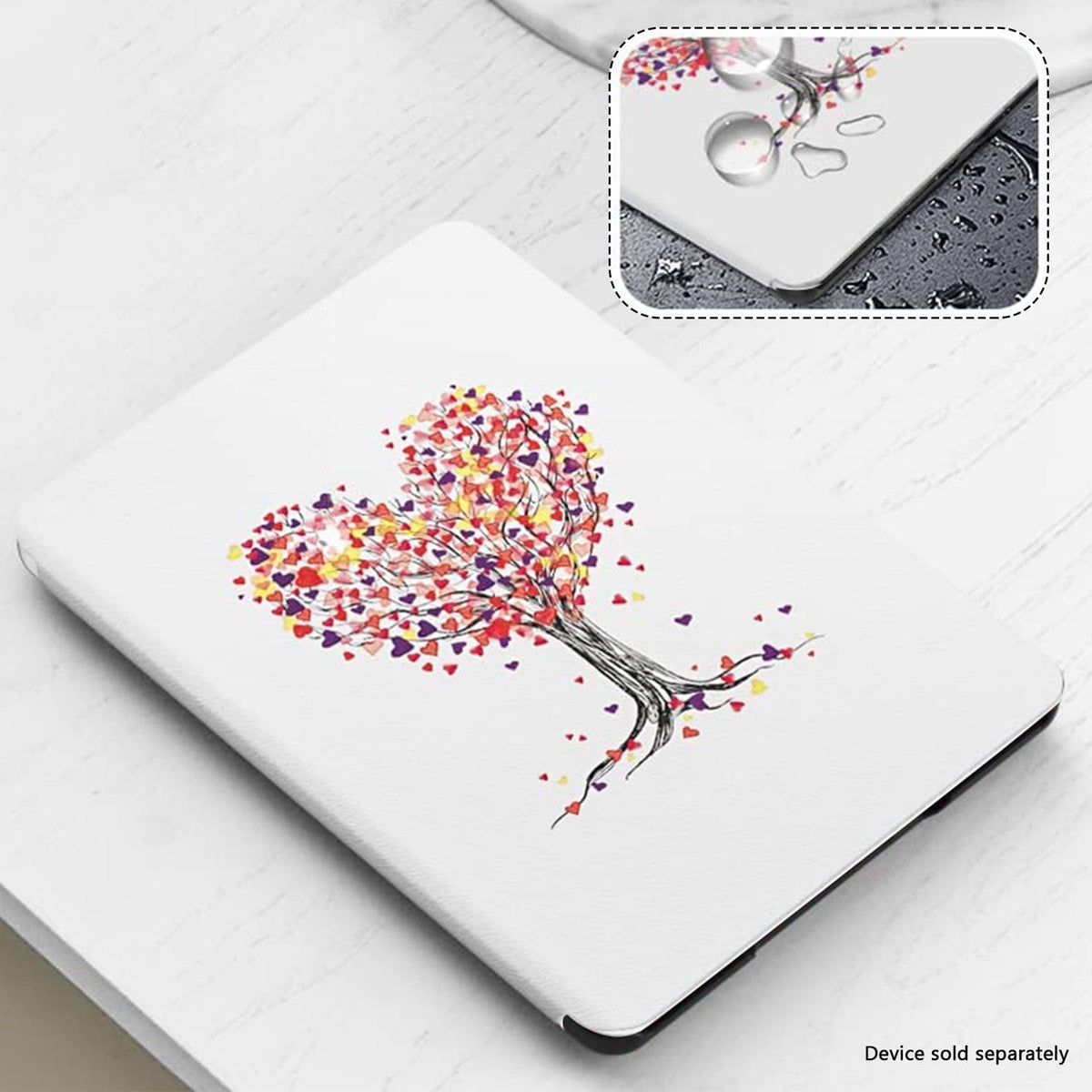 Funda Amazon Kindle (2024) - Tipo libro, Cuero vegano | Serie Indy