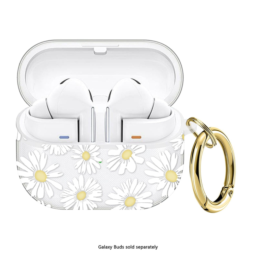 Estuche para Samsung Galaxy Buds3, Buds3 Pro y Buds3 FE - Transparente con mosquetón | Serie Venture