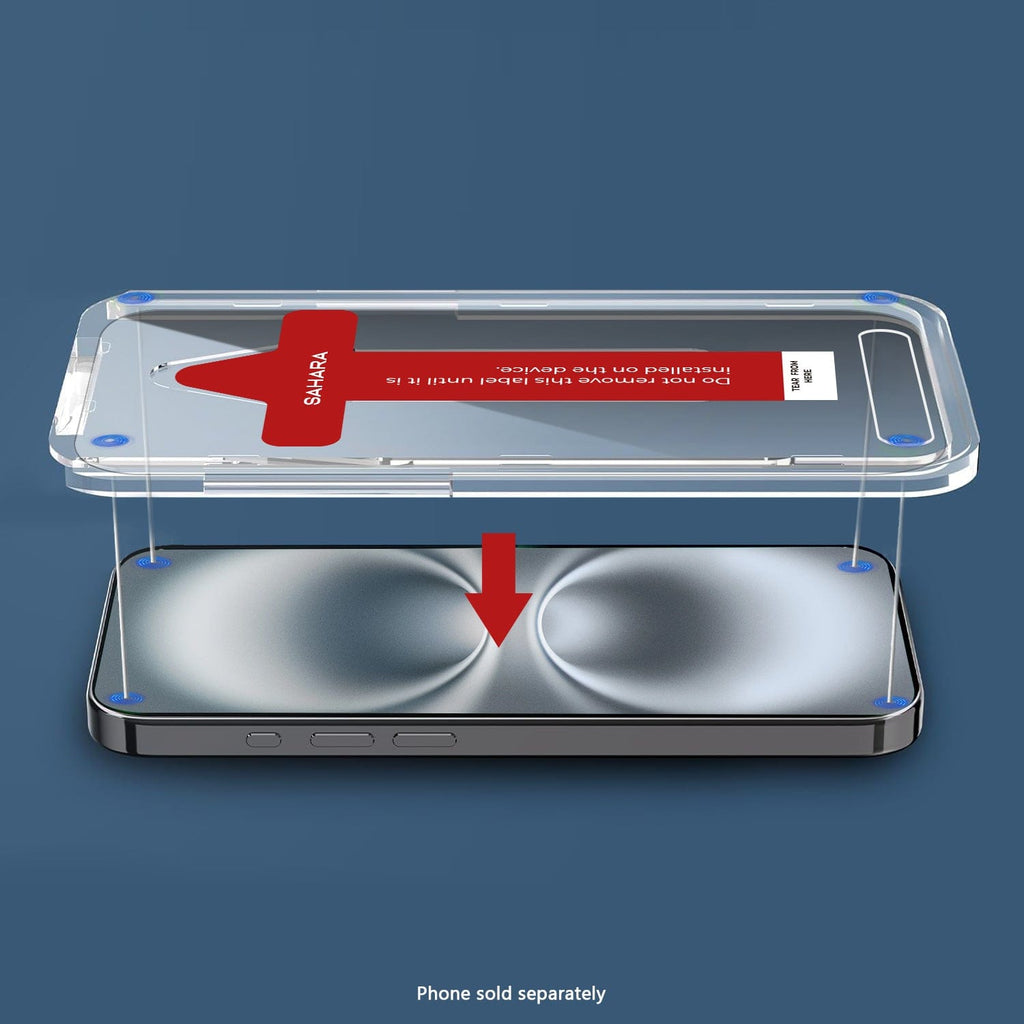 iPhone 16 Screen Protector - Anti-Fingerprint 9H Tempered Glass | ZeroDamage
