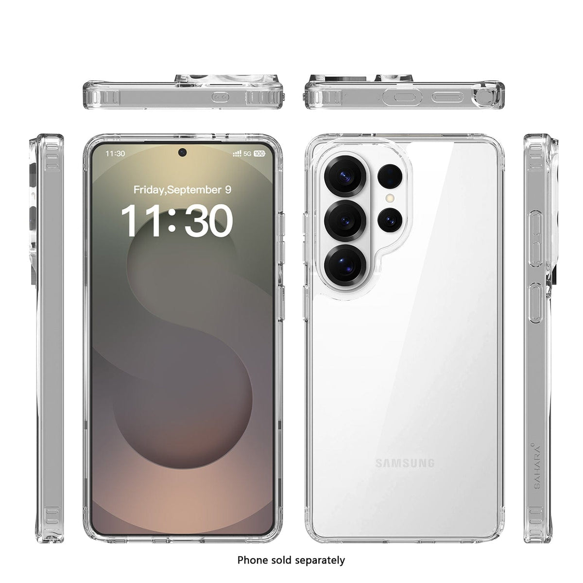 Samsung Galaxy S26 Ultra Clear Case - Anti-Slip Grip | Venture Series