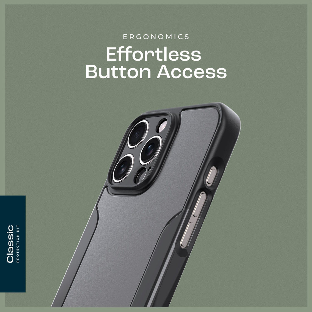 iPhone 16 Pro Funda Resistente y Kit Protector de Pantalla - MagSafe | Serie Clásica