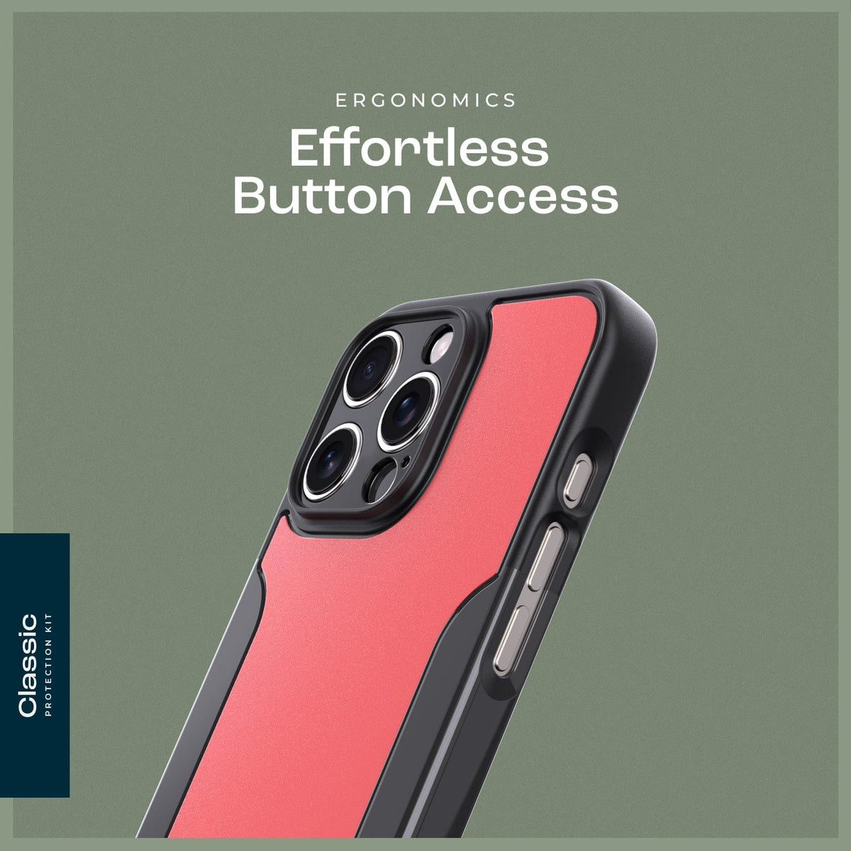 Funda resistente y kit de protector de pantalla para iPhone 16 Pro Max - MagSafe | Serie clásica