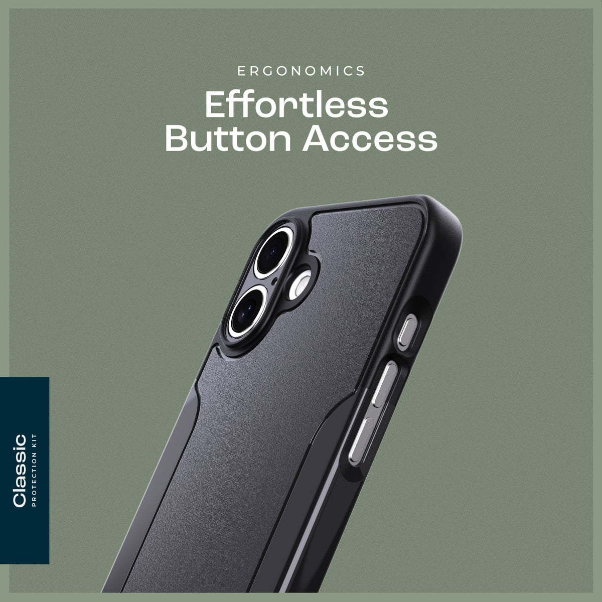 Funda resistente y kit de protector de pantalla para iPhone 16 Plus - MagSafe | Serie Clásica