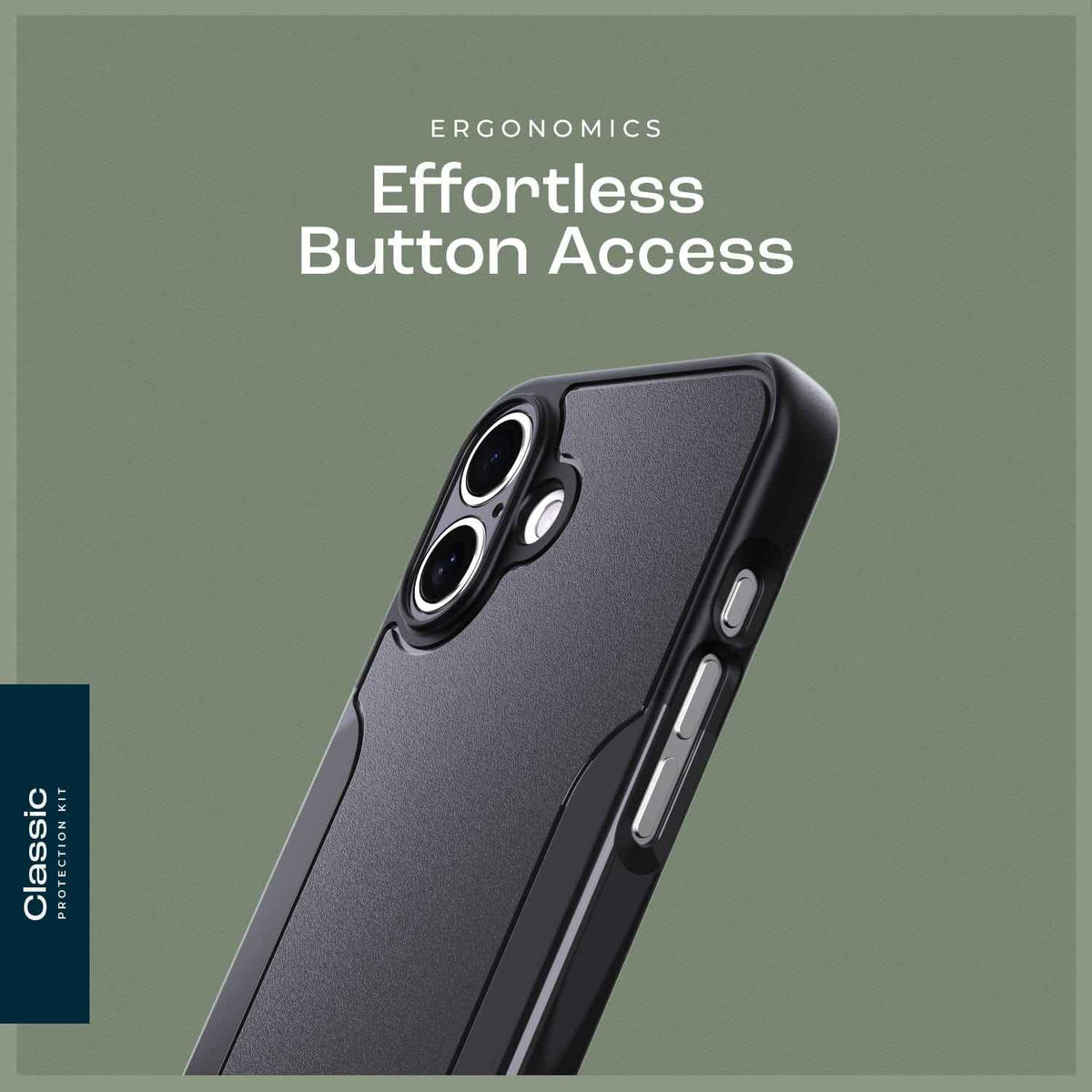 iPhone 16 Rugged Case & Screen Protector Kit - MagSafe | Classic Series