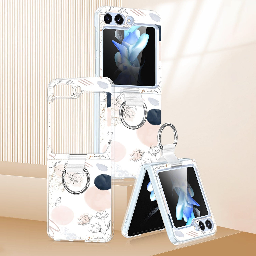 Inspire Series 花柄ハードシェルケース（リング付） - Samsung Galaxy Z Flip6