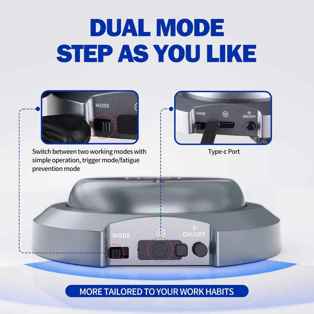 Mast Wireless Foot Pedal Smart Interconnection Bluetooth Pedal