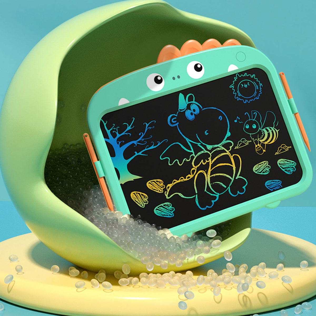 Tableta LCD de escritura para niños 13.5" - Pantalla a color, Borrado con un clic